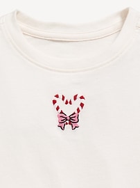 L'image numéro 3 présente T-shirt à manches longues et à imprimé des Fêtes pour toute-petite fille