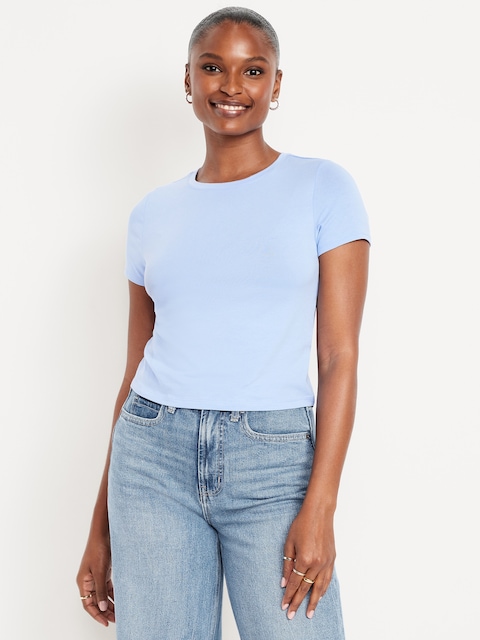Bestee Crop T-Shirt - Peri Heir