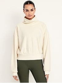 Image number 1 showing, Oversized Performance Microfleece Sweatshirt
