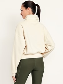 Image number 2 showing, Oversized Performance Microfleece Sweatshirt