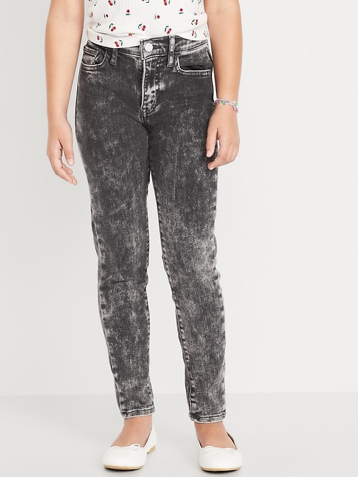 Image number 1 showing, High-Waisted Rockstar 360° Stretch Jeggings for Girls