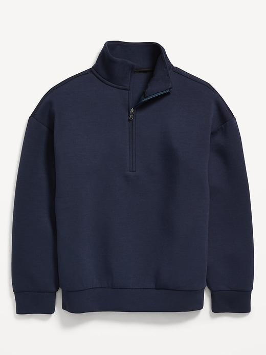Image number 1 showing, Bounce Fleece Oversized Quarter-Zip Sweatshirt for Boys
