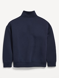 Image number 3 showing, Bounce Fleece Oversized Quarter-Zip Sweatshirt for Boys
