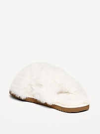 Image number 4 showing, Faux-Fur Slippers for Girls
