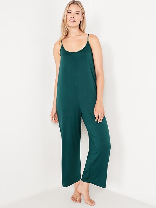 Image number 3 showing, Sunday Sleep Knit Jersey Jumpsuit