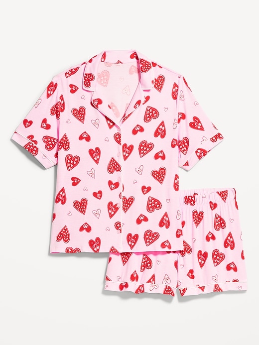 L'image numéro 4 présente Ensemble short en tricot de jersey Grasse matinée