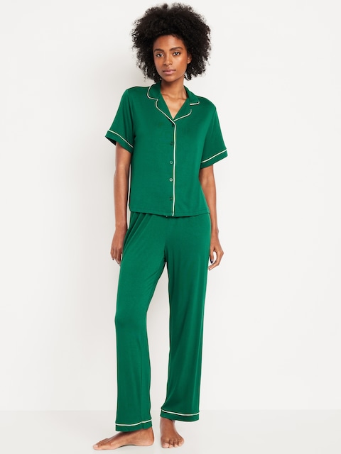 Ensemble pantalon en tricot de jersey Grasse matinée