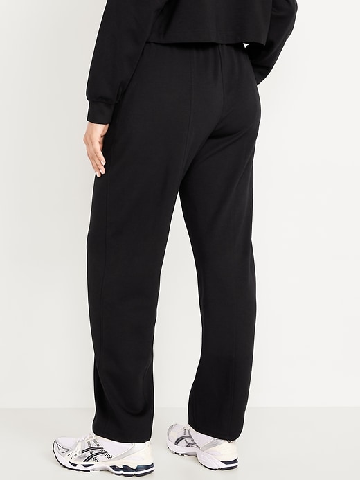 L'image numéro 5 présente Pantalon baril à taille haute en Molleton dynamique