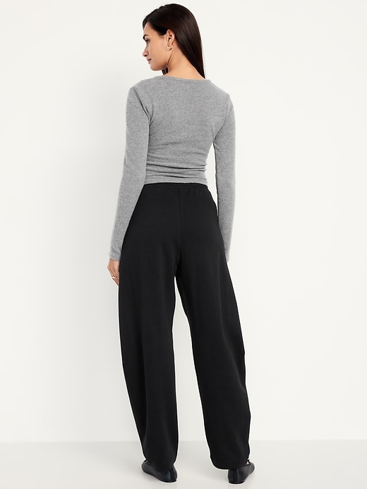 Image number 2 showing, Mid-Rise SoComfy Barrel Sweatpants