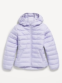 Image number 1 showing, Water-Resistant Narrow-Channel Puffer Jacket for Girls