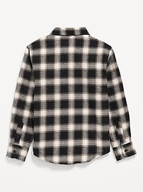 L'image numéro 3 présente Chemise à poche et à manches longues en flanelle à carreaux pour tout-petit garçon