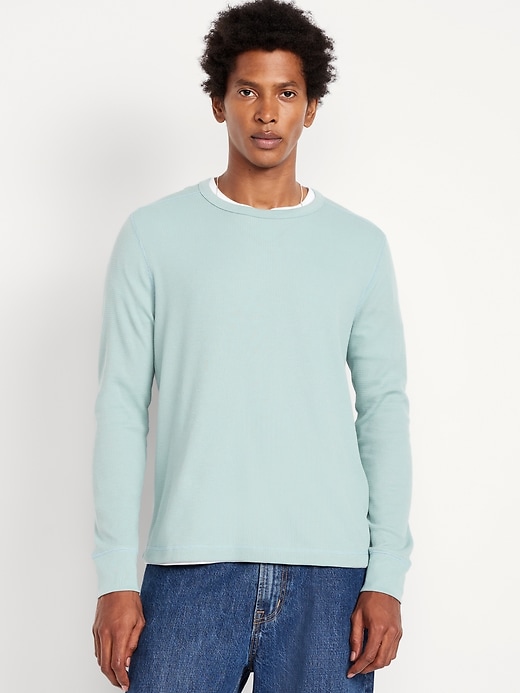 L'image numéro 1 présente T-shirt en tricot gaufré