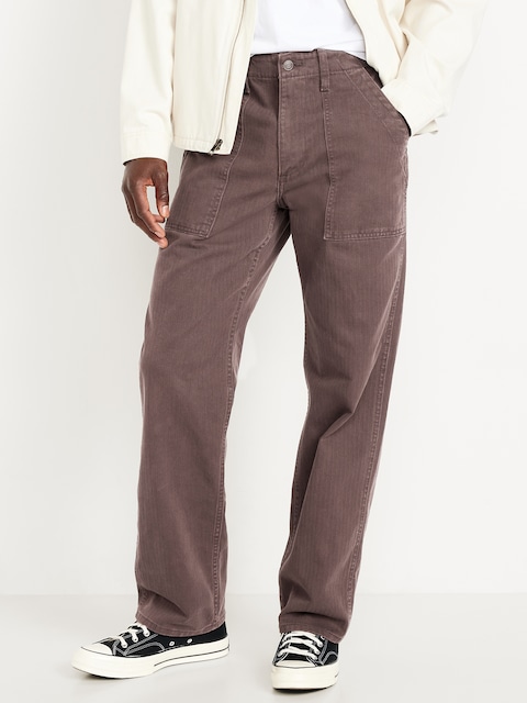 90's Loose Jeans - Brown