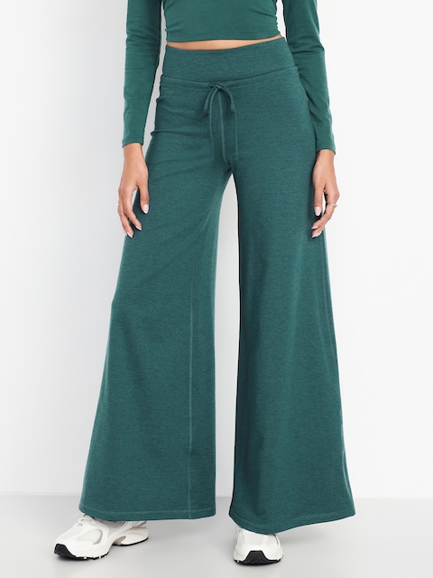Extra High-Waisted CloudComfy Wide-Leg Pants - Jet Stream