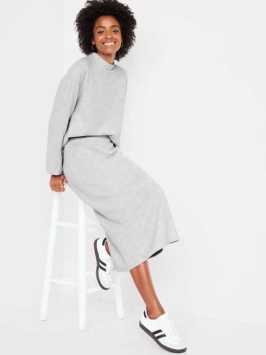 Image number 3 showing, Cozy Mock-Neck Tunic Sweater