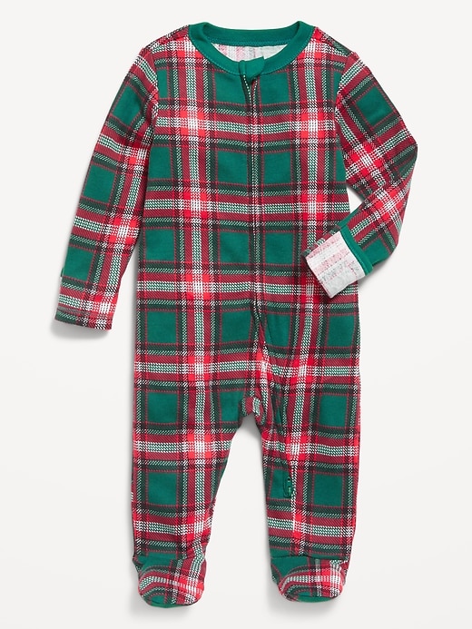 Image number 1 showing, 2-Way-Zip Sleep & Play Footed One-Piece for Baby