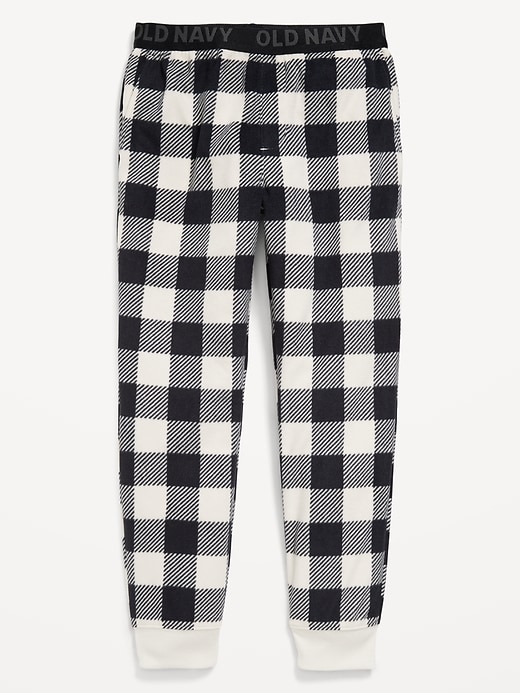 L'image numéro 1 présente Pantalon de pyjama en micromolleton à motif pour garçon