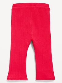 L'image numéro 2 présente Legging côtelé évasé pour toute-petite fille