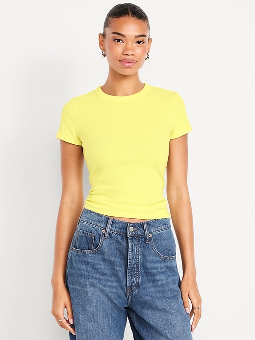 Image number 1 showing, Snug Crop T-Shirt