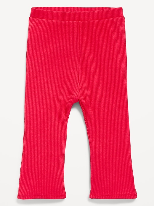 L'image numéro 1 présente Legging côtelé évasé pour toute-petite fille