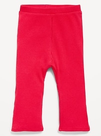 L'image numéro 1 présente Legging côtelé évasé pour toute-petite fille