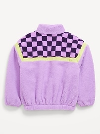Image number 3 showing, Sherpa Zip-Front Jacket for Girls