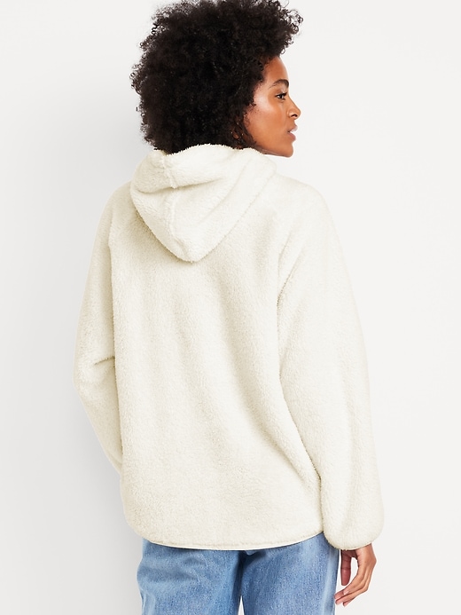 Image number 2 showing, Oversized Sherpa Pullover Hoodie