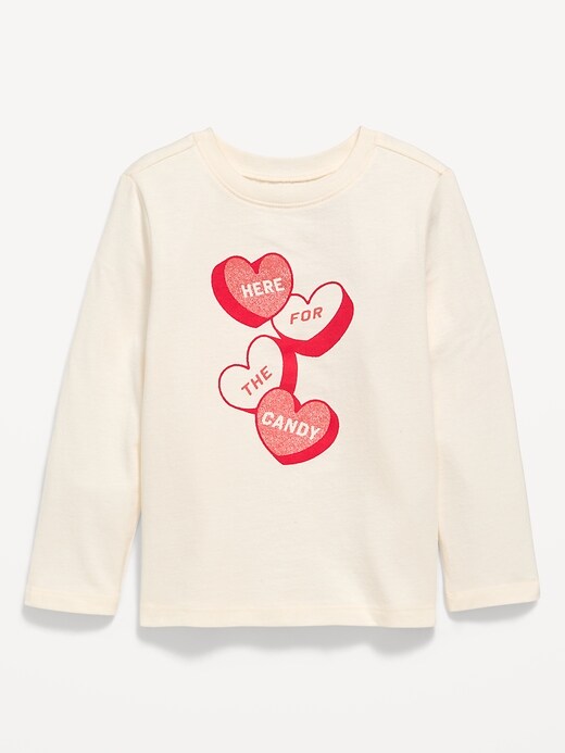 Image number 1 showing, Long-Sleeve Unisex Graphic T-Shirt for Toddler