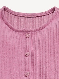 L'image numéro 3 présente Robe en tricot douillet à manches longues pour toute-petite fille