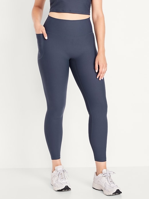Image number 4 showing, Extra-High Waisted PowerSoft Boundless 7/8 Pocket Leggings – No Front Seam