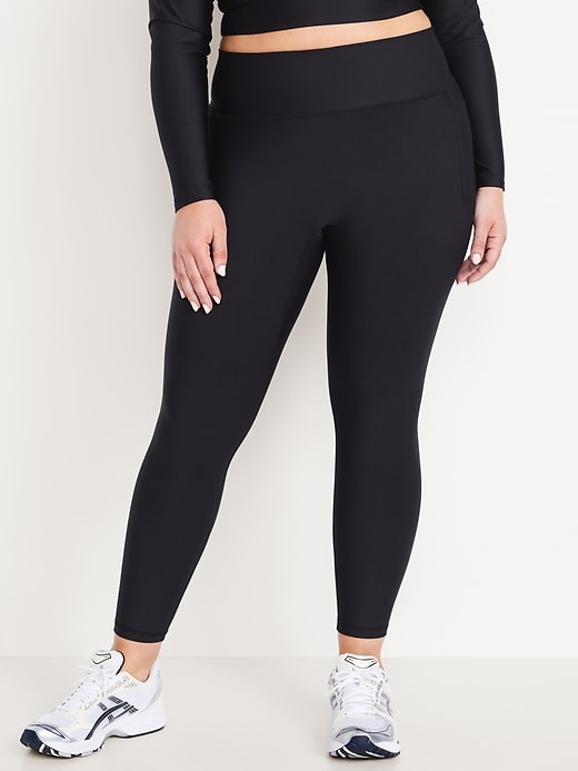 Image number 6 showing, Extra-High Waisted PowerSoft Boundless 7/8 Pocket Leggings – No Front Seam