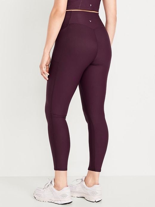 Image number 5 showing, Extra-High Waisted PowerSoft Boundless 7/8 Pocket Leggings – No Front Seam