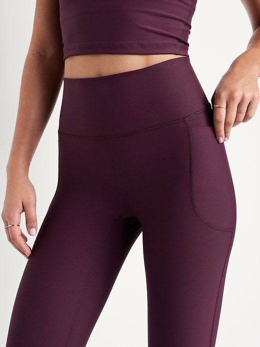 Image number 3 showing, Extra-High Waisted PowerSoft Boundless 7/8 Pocket Leggings – No Front Seam