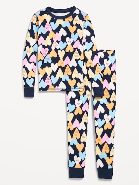 Pyjama moulant à motif unisexe pour enfant
