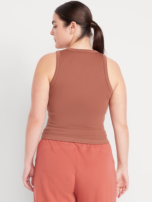 Image number 6 showing, Exhale Seamless Fitted Rib Tank