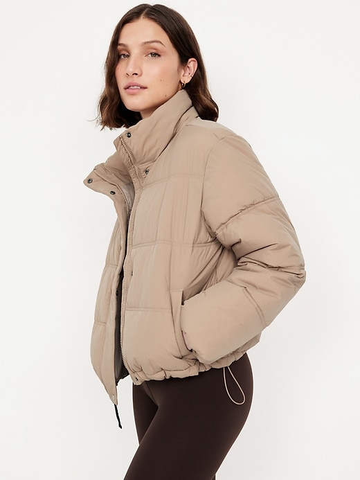 Image number 7 showing, Water-Resistant Nylon Puffer Jacket