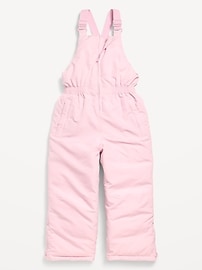 Image number 1 showing, Water-Resistant Snow-Bib Overalls for Girls