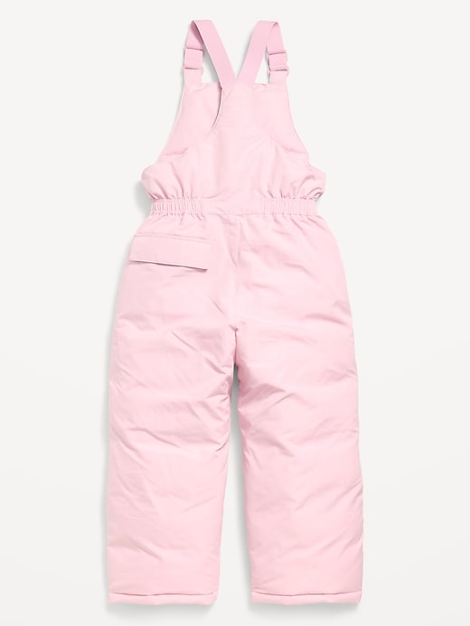 Image number 2 showing, Water-Resistant Snow-Bib Overalls for Girls