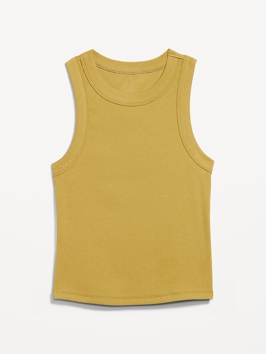 L'image numéro 4 présente Camisole courte moulante