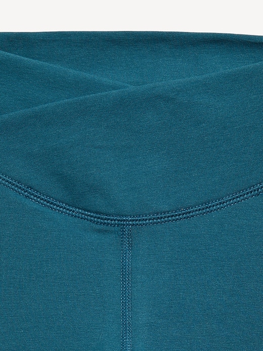 Image number 5 showing, High-Waisted PowerChill Crossover Flared Leggings for Girls