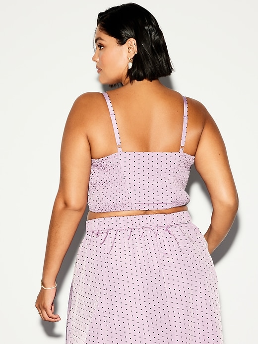 Image number 10 showing, The Occasion by Old Navy Taffeta Cropped Tank Top