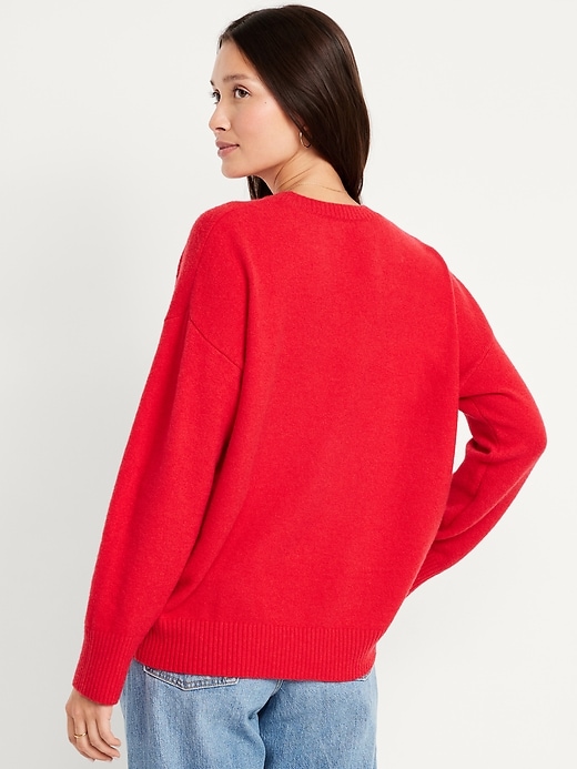 Image number 2 showing, Cozy Wool-Blend Crew-Neck Sweater