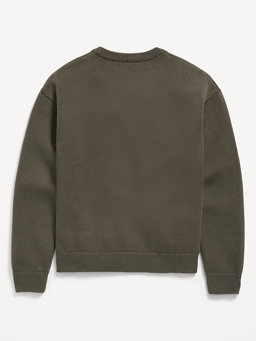 Image number 3 showing, Crew-Neck Sweater for Boys