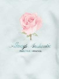 L'image numéro 4 présente Chandail en coton ouaté à encolure bateau et à imprimé pour fille