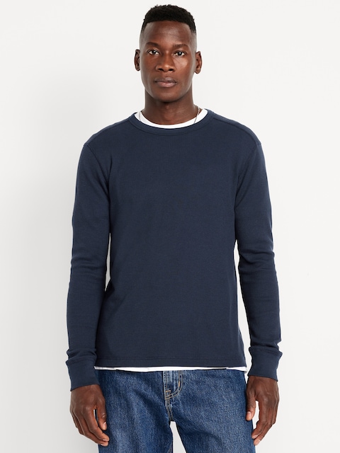Waffle-Knit T-Shirt