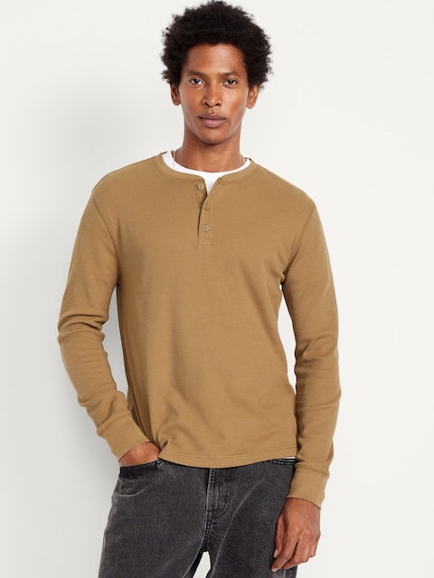 Waffle Henley T-Shirt - Doe A Deer