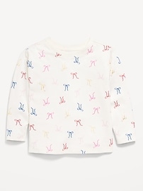 L'image numéro 1 présente T-shirt à motif à manches longues pour toute-petite fille