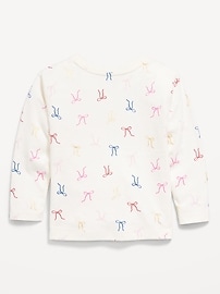 L'image numéro 2 présente T-shirt à motif à manches longues pour toute-petite fille