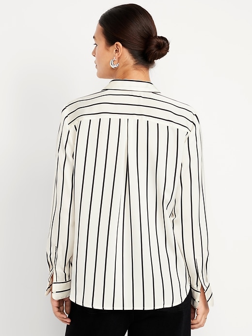 Image number 5 showing, Satin Button-Down Shirt