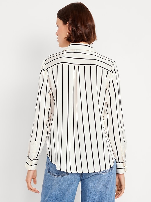 Image number 2 showing, Satin Button-Down Shirt